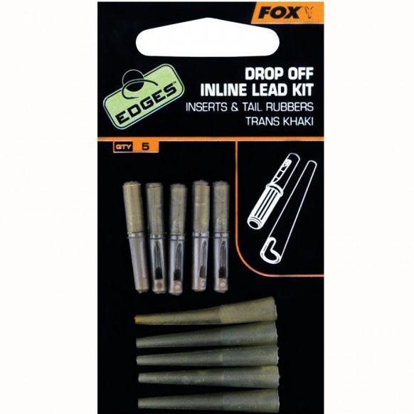 Набір для вантажу, що відстібається Fox EDGES Drop Of Inline Lead Kit - 5 шт/уп
