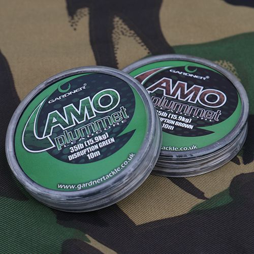 Поводочний матеріал Gardner Camo Plummet leadcore - Ø0,60 мм - 35lb/15.9kg - 10 м