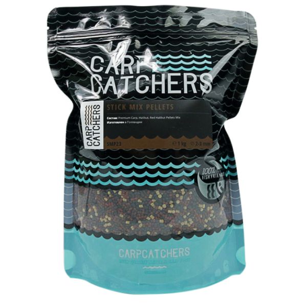 Пеллетс Carp Catchers Stick Mix Pellets - 2-3 мм - Для ПВА-стиків - 1 кг
