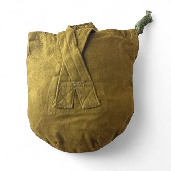 Чохол для фляги армійської - 18х15 см - Брезент - Хакі