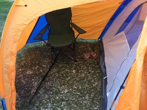 Намет 4-х місцевий Coleman 1036 з тамбуром і тентом (Польща)