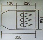 Намет тримісний Coleman 1912 - каркас алюміній (Польща)