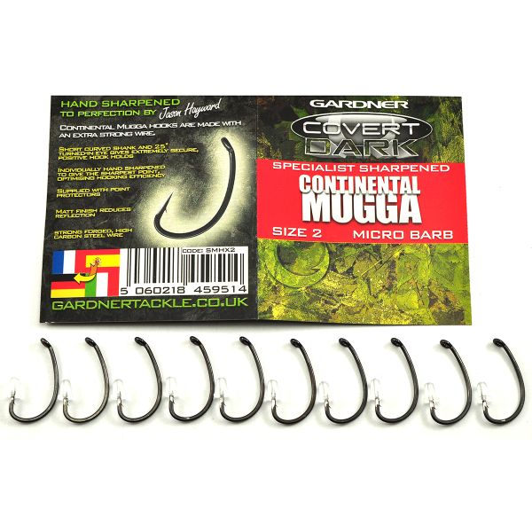 Гачок Gardner Hand Sharpened Continental Mugga - Ручне заточування