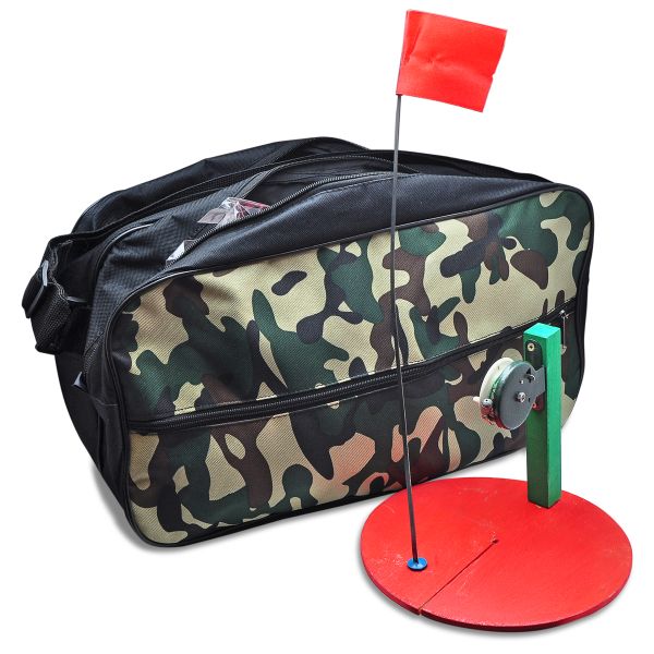 Набор жерлиц - Дерево - Оснащённые + Сумка