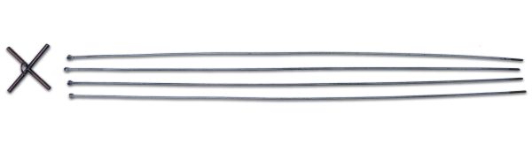 Дуги на паук для рыбалки - Пружинистая сталь + крестовина