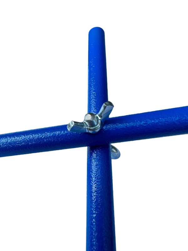 Дуги на павук для риболовлі - 3х3 метра (розбірні) - Діаметр 8 мм - З хрестовиною - Склопластикова арматура - Зелений