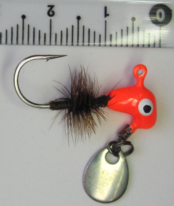 Джиг-головка Инстинкт "Кобылка с гривой" и лепестком №19 - 2 г - 26 мм