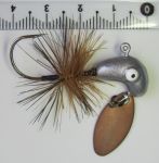 Джиг-головка Инстинкт "Кобылка с гривой" и лепестком №3 - 7,3 г - 40 мм