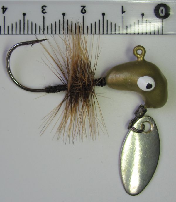 Джиг-головка Инстинкт "Кобылка с гривой" и лепестком №5 - 7,3 г - 40 мм