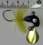 Джиг-головка Инстинкт "Кобылка с гривой" и лепестком №6 - 5,5 г - 36 мм