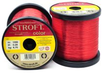 Леска карповая Stroft Color Red - Германия - Красная - 1000 м
