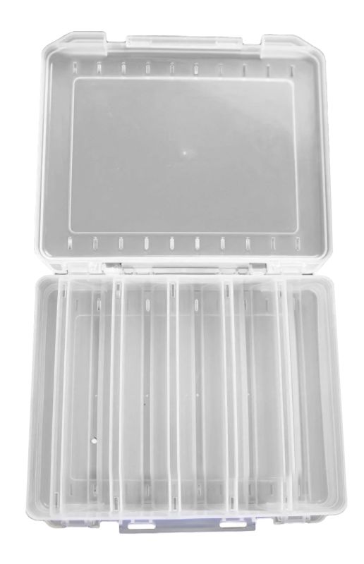 Коробка для воблерів 16 вічок - 30x21x5 см - Прозора