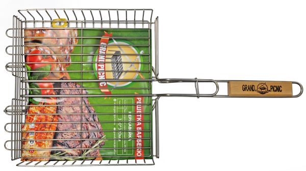 Решетка Барбекю Grand Picnic нержавейка 330x320 мм