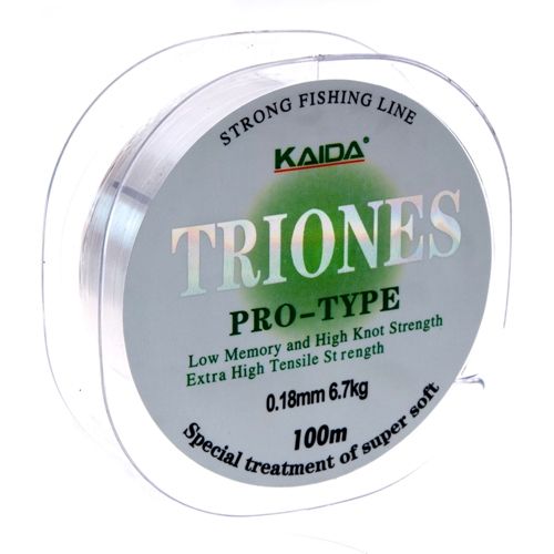 Леска Kaida Triones Pro Type - Прозрачная - 30 м