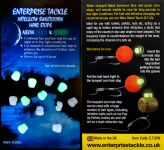 Стопора для бойлов Enterprise - Искусственная кукуруза - Sweetcorn Hair Stop - Niteglow Blue&Green Mixed - Mini