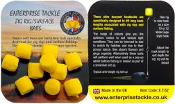 Искусственная насадка Enterprise - Zig Rig/Surface Baits - Yellow - 10 шт/уп