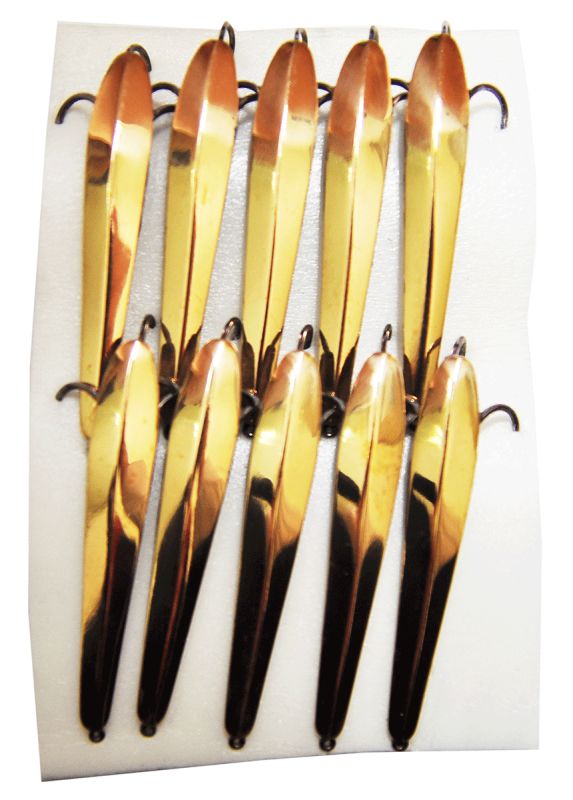 Блешня зимова ДОН - 6 см - 10шт./уп - Середня - 3 гачка - Мідь