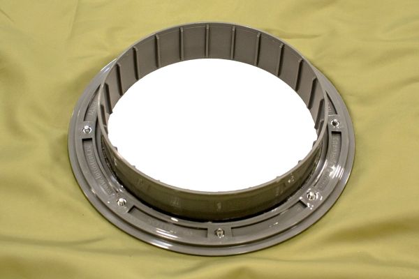 Фланець для отвору під лунку ЛОТОС 200 - З бортом - Комплект 3 штуки