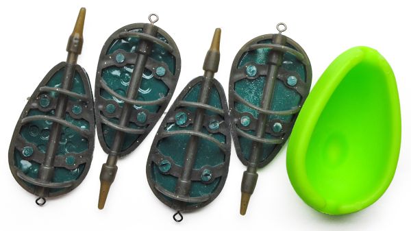 Флэт кормушки Weida - Набор: 4 кормушки + пресс форма