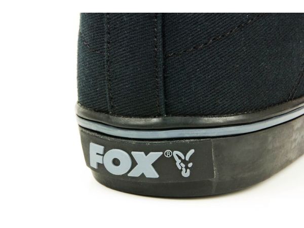 FOX чорно-помаранчеві кеди (Black Orange Casual Trainers) Кросівки