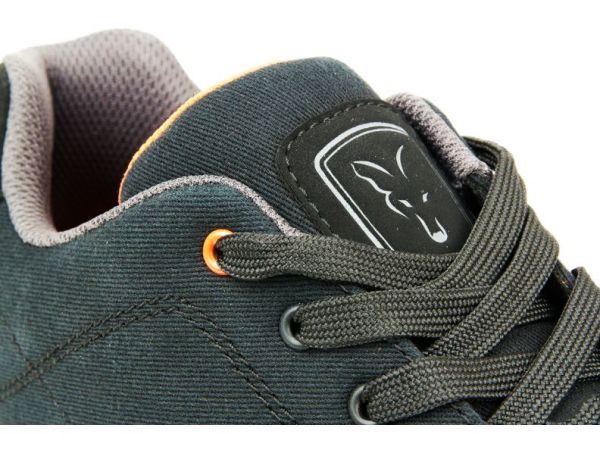 FOX чорно-помаранчеві кеди (Black Orange Casual Trainers) Кросівки