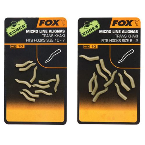 Монтаж для гачка Fox EDGES Line Aligna Adaptor - Ледарка - Trans Khaki - 10 шт/уп