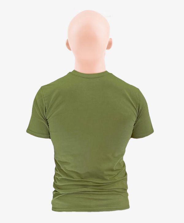 Футболка армійська зі знаком ЗСУ з коротким рукавом - Олива