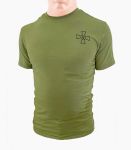Футболка армейская со знаком ВСУ с коротким рукавом - Олива