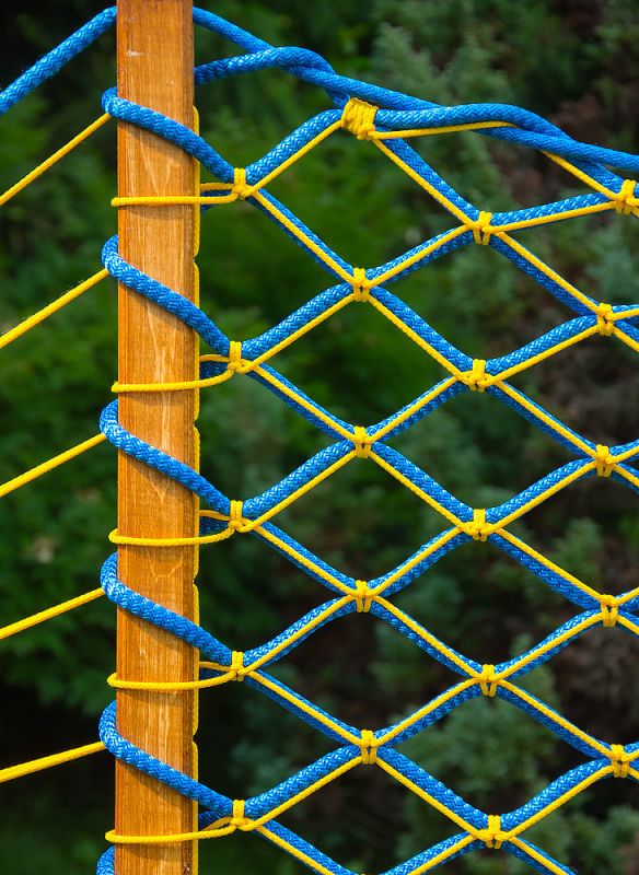 Гамак усиленный безузловой - Верёвка Ø10 мм - 130x200 см - Черный