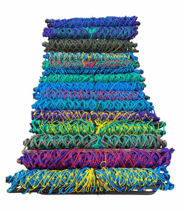 Гамак усиленный безузловой - Верёвка Ø10 мм - 130x200 см - Разноцветный