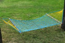 Гамак усиленный безузловой - Верёвка Ø10 мм - 130x200 см - Разноцветный