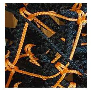 Гамак усиленный безузловой - Верёвка Ø10 мм - 130x200 см - Черный