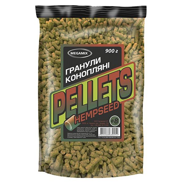 Гранулы Megamix Pellets - Ø8 мм - 900 г - Конопля