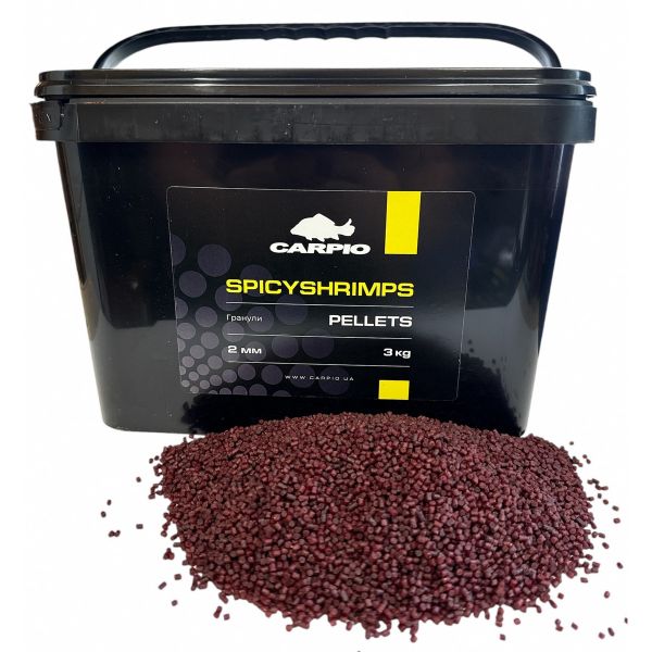 Пеллетс ТМ Carpio SpicyShrimps - Гранули Ø2 мм