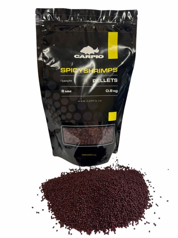 Пеллетс ТМ Carpio SpicyShrimps - Гранули Ø6 мм