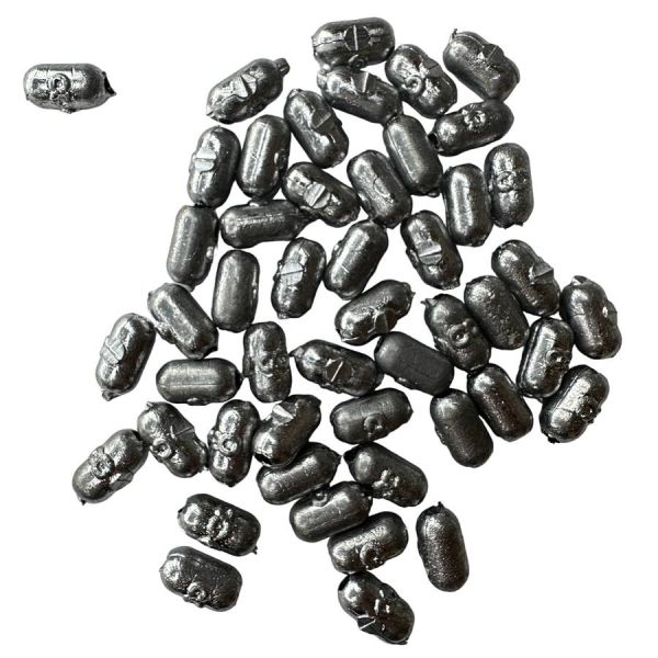 Груз для сетей - Скользящий - Свинец - Бочонок - 50 шт.