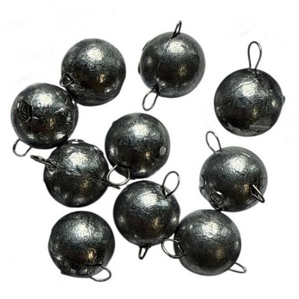 Груз ушастик разборной свинцовый Zip-пакет - 10 шт/уп