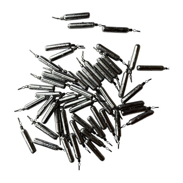 Грузило Drop-shot свинцовое - С вертлюгом - Цилиндр - 50 шт.