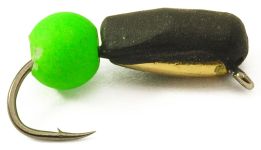 Мормышка Вольфрамовая Владимирская "Гвоздик с шариком неон" з/к - 3 мм - 0,8 г - Арт.206