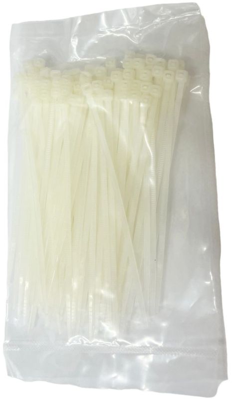 Хомут пластиковий – Білий – 2,5x100 мм – 100 шт/уп.