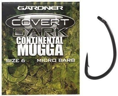 Гачок Gardner Covert Continental-Mugga Hooks Barbed - 20 шт/уп