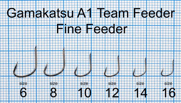 Гачок Gamakatsu A1 Team Feeder Fine Feeder - 15 шт/уп