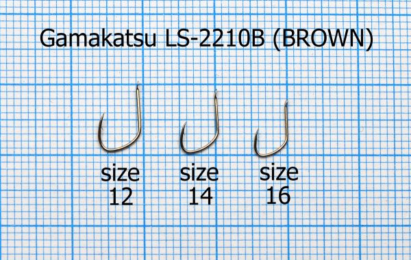 Крючок Gamakatsu LS-2210B - BROWN - 25 шт/уп