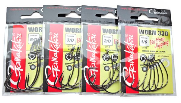 Крючок Gamakatsu Worm 330 Bottorn Jigging