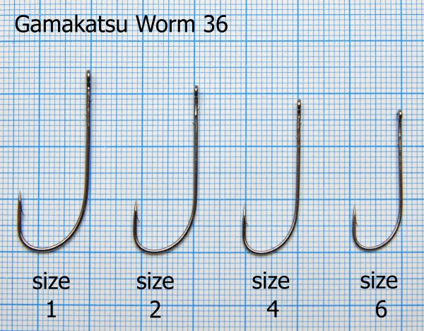 Гачок Gamakatsu Worm 36