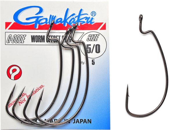 Гачок Gamakatsu Worm Offset EWG NS/0
