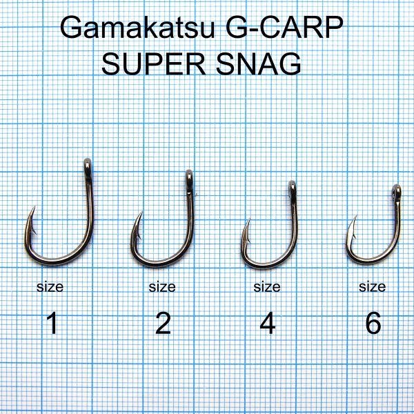 Крючок Gamakatsu G-Carp Super Snag - 10 шт/уп