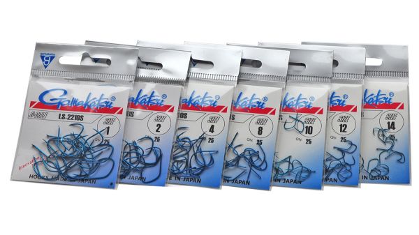 Крючок Gamakatsu LS-2210S - Blue - 25 шт/уп