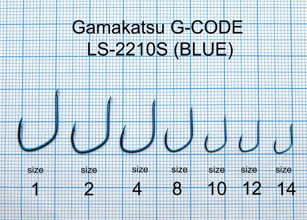 Крючок Gamakatsu LS-2210S - Blue - 25 шт/уп