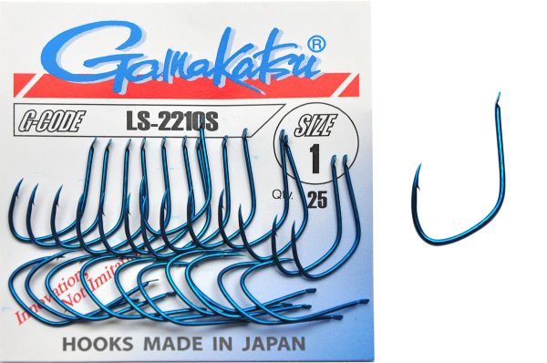 Крючок Gamakatsu LS-2210S - Blue - 25 шт/уп